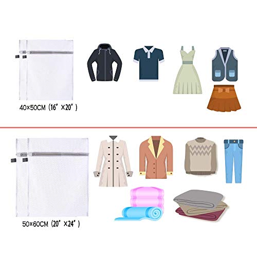 SWAB Mesh Laundry Clothes Washing Bag for Washing Machine Combo of 01 Medium and 01 Large(02 Bag) - Image 3