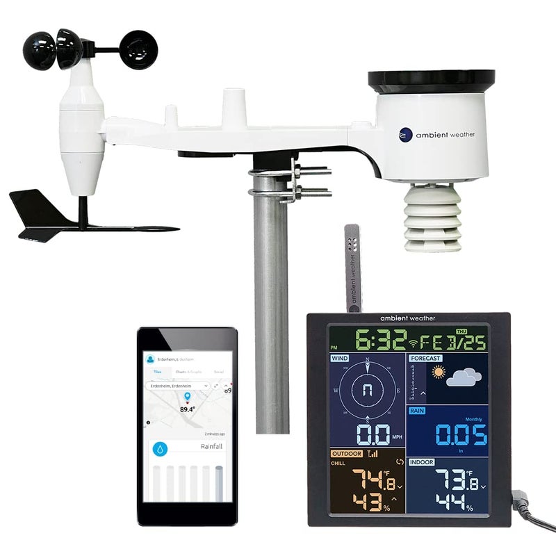 Ambient Weather WS-1965 WiFi Weather Station w/Remote Monitoring and Ambient Weather Network Access - Image 1