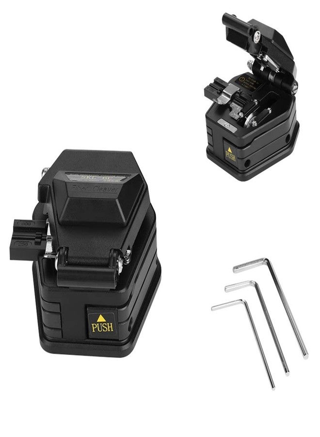 Ejoyous Optic Fiber Cleaver, SKL-6C 18mm Durable High Precision Fiber Optic Cleaver Optical Fiber Cable Cutting Tool with Bag for 125um Diameter of Optic Fiber - Image 1