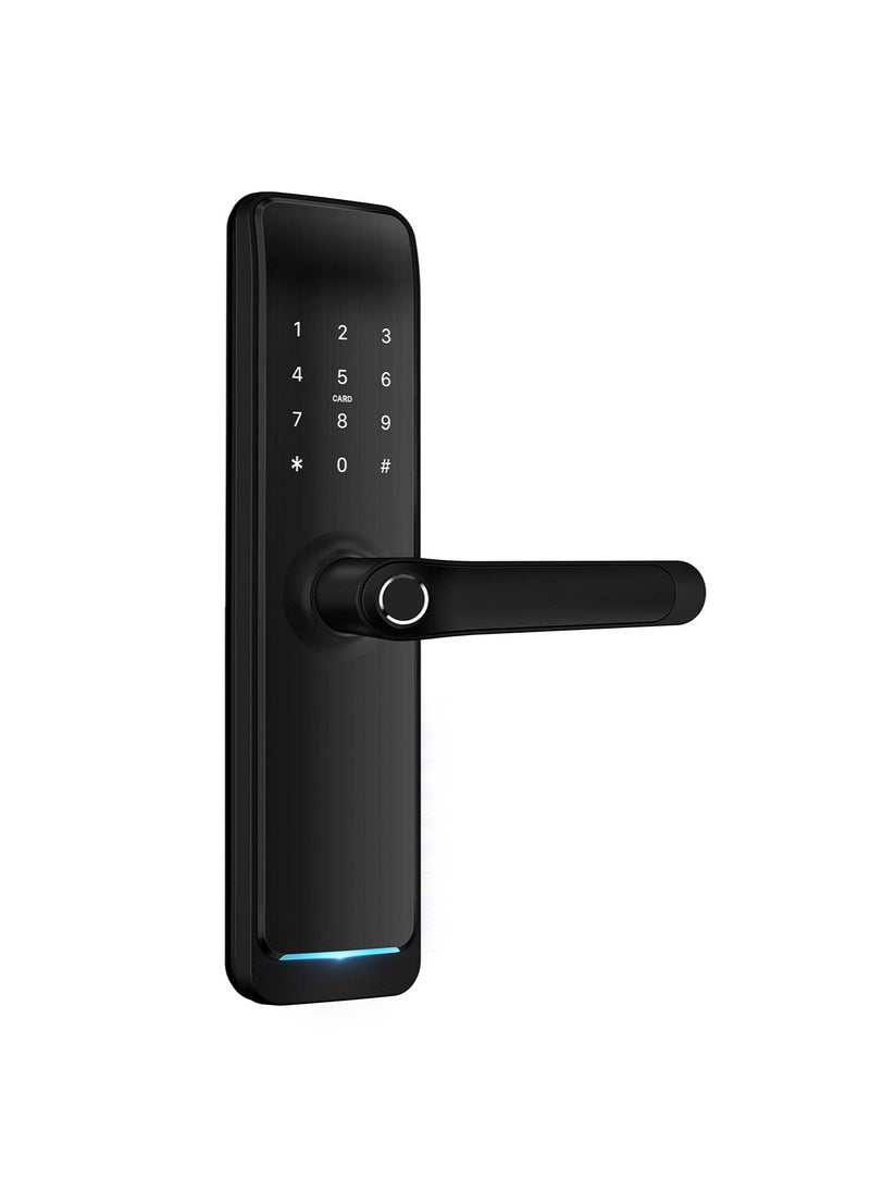 areb Areb Smart WiFi Door Lock 72 * 55 – 5 Unlocking Methods, Fingerprint, PIN Code, App Control, Key Card, Emergency Key, Auto-Lock, Anti-Theft Security for Home & Office  - Image 1
