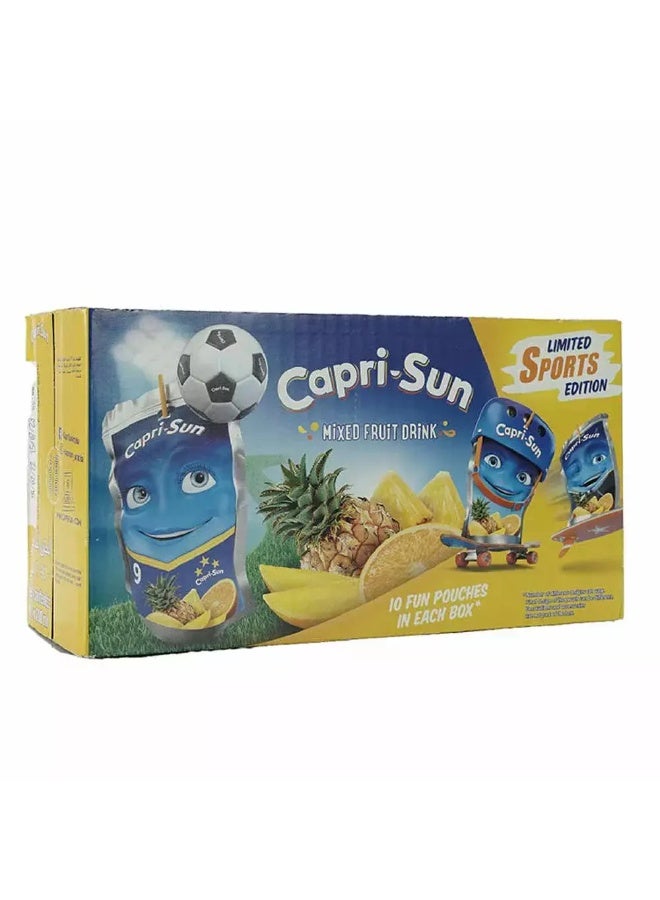Capri-Sun Drinking Juice Pouch, Mixed Fruit Drink- Box of 10 Pouches - Image 2