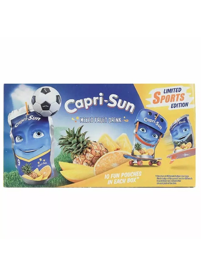 Capri-Sun Drinking Juice Pouch, Mixed Fruit Drink- Box of 10 Pouches - Image 1