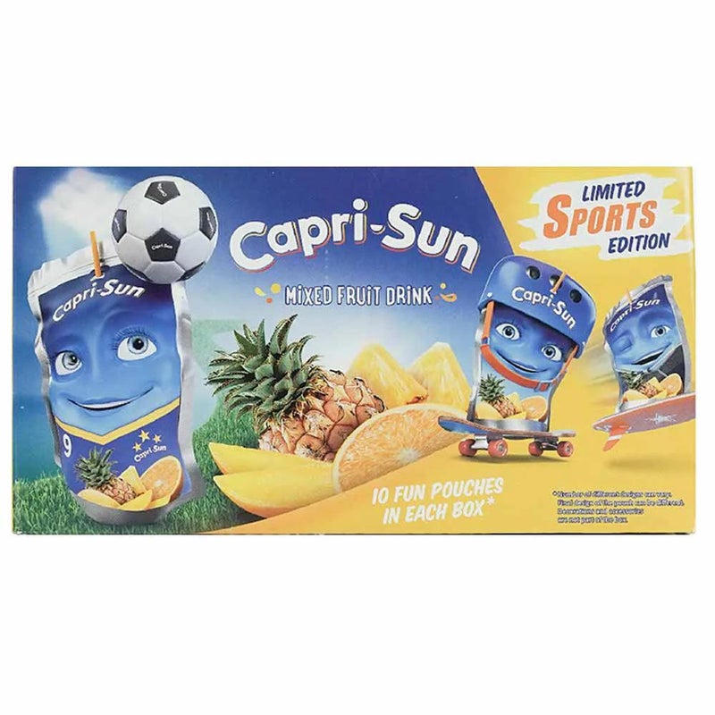 Capri-Sun كابري-سان كيس عصير للشرب، مشروب فواكه مختلطة - علبة من 10 أكياس - Image 1