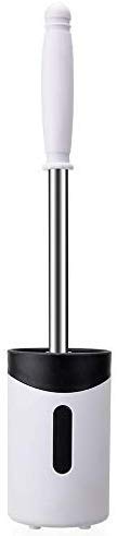 Envop Wall Mounted Washroom Toilet Brush Plastic Holder Stand with Cleaning Tools - Image 2