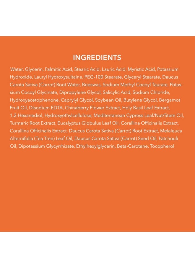 APRILSKIN - Aprilskin Carrotene Clarifying Foam Cleanser - Deep Cleansing with BHAs & Sebum Control for Oily, Sensitive, Acne-Prone Skin - 120ml - Vegan, Cruelty Free - Image 1