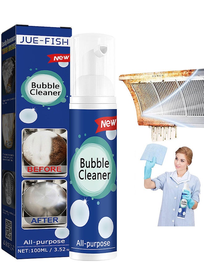 جوي فيش منظف رغوة زيت المطبخ - آلة التدخين أدوات المطبخ - تنظيف البقع بالزيت الثقيل - نضارة التلوث والقضاء على الرائحة - Image 1