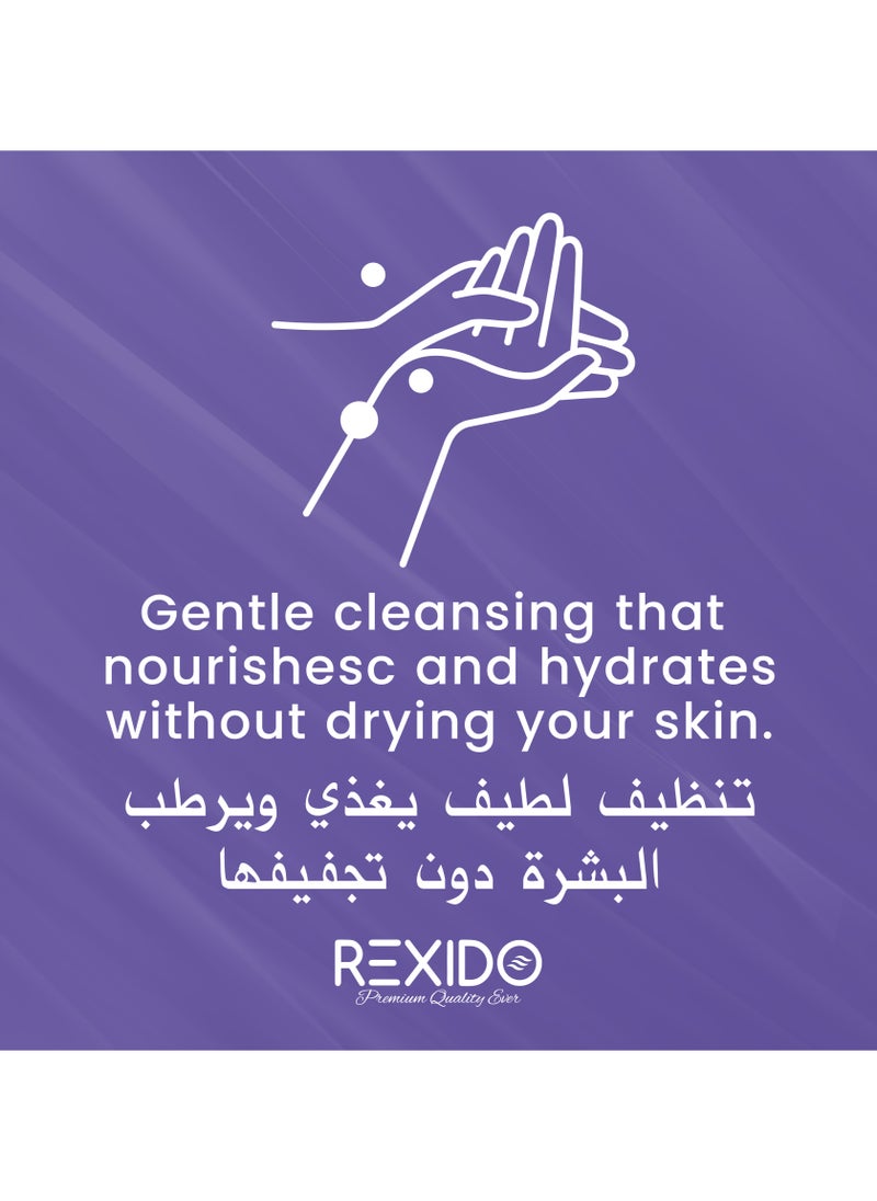REXIDO - Premium Antibacterial Hand Wash Liquid, Classic Lavender, 5 Liter, Strong Germ Protection WithBio Active Skin Care, Cleansing & Nourishing, for Firmer, Younger-Looking Skin - Image 1