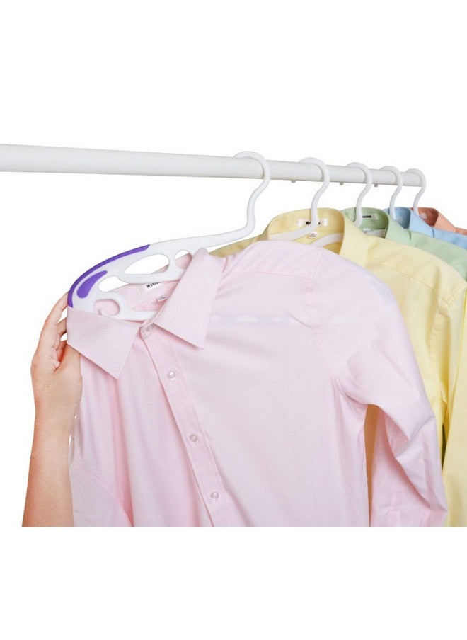 ZCM-HAPPY 20 Piece Wardrobe Hanger Set for Clothing Organization and Storage  - Image 2