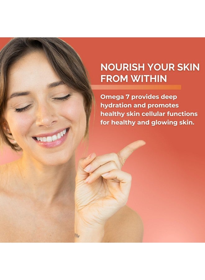 SEABUCKWONDERS زيت البحر النبق العضوي من سيباك ووندرز، كبسولات أوميغا-7 الكاملة، 180 حبة، مع أوميغا 3 و 6 و 9، يدعم صحة الشعر والبشرة والأظافر، 1000 ملغ لكل حصة - Image 5