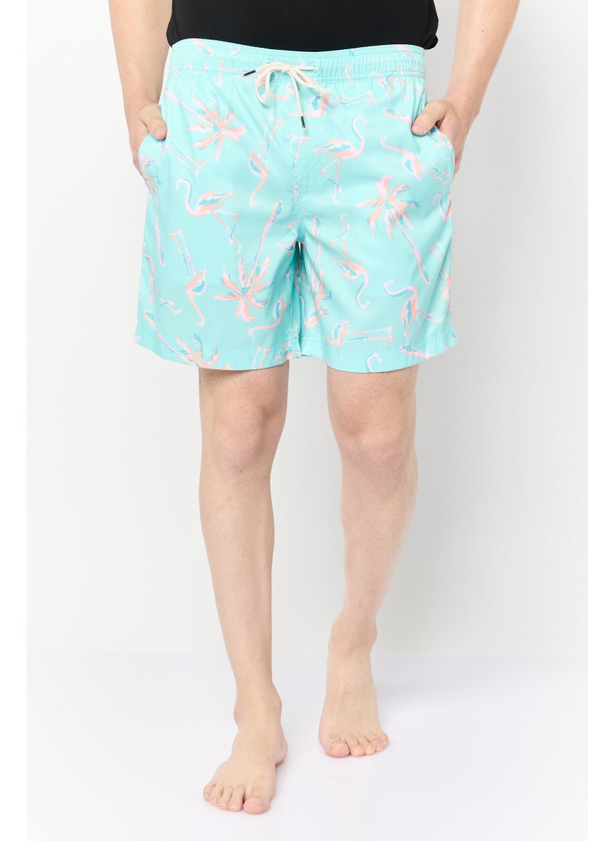 DOCKERS - Men 7 Inseam Allover Print Board Short, Multicolor - Image 1