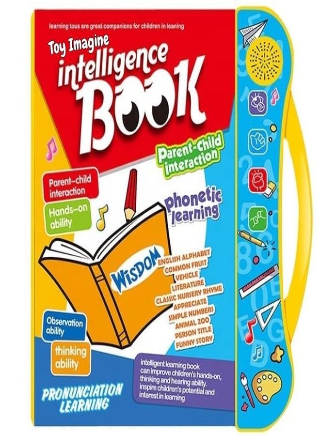 SAMVARDHAN Interactive Children Book -Musical English Educational Toy Phonetic Learning for 3 + Year Kids, Boys, Toddlers (Multi-Color) (E Book 1) - Image 1