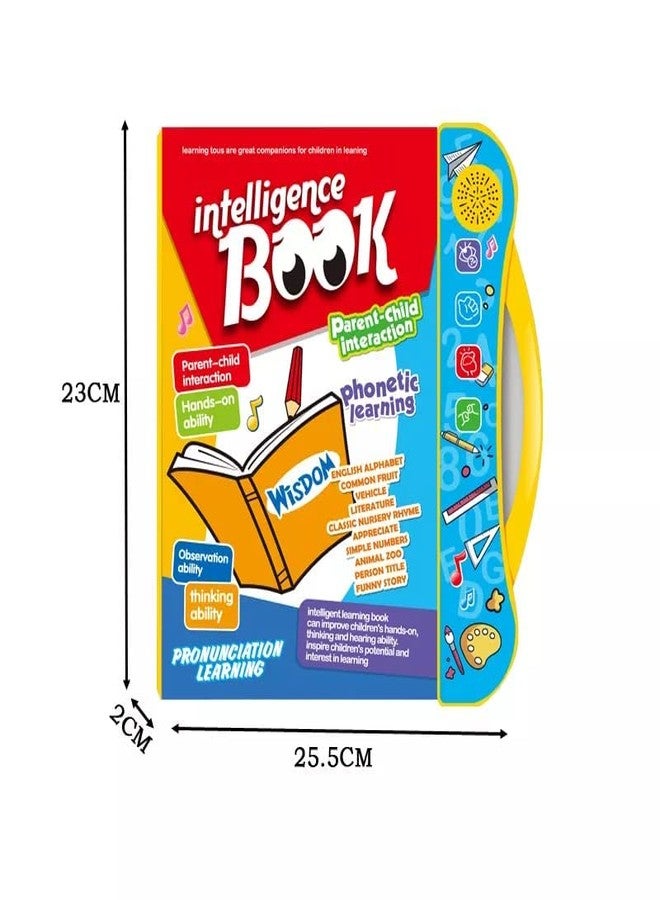 SAMVARDHAN Interactive Children Book -Musical English Educational Toy Phonetic Learning for 3 + Year Kids, Boys, Toddlers (Multi-Color) (E Book 1) - Image 2