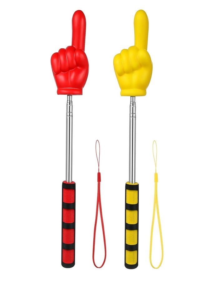 KICHOUSE Telescopic Pointer Stick Extendable Hand Pointer with Soft Handle for Classroom Teaching Presentations and Business Communication - Image 1