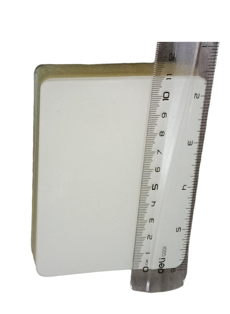 Generic 100-Piece  Laminating Film Size 80 x 110 mm Special size for small cards  - Image 3