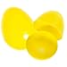 Fun Express 14 inch Fillable Yellow Plastic Easter Eggs 6 Pieces Yellow - Image 2
