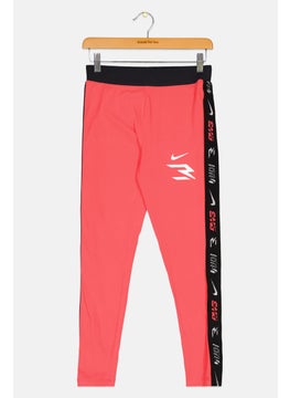 Nike 3Brand by Russell Wilson Kids Girl Sportswear Fit Training Pants, Black  - Image 1