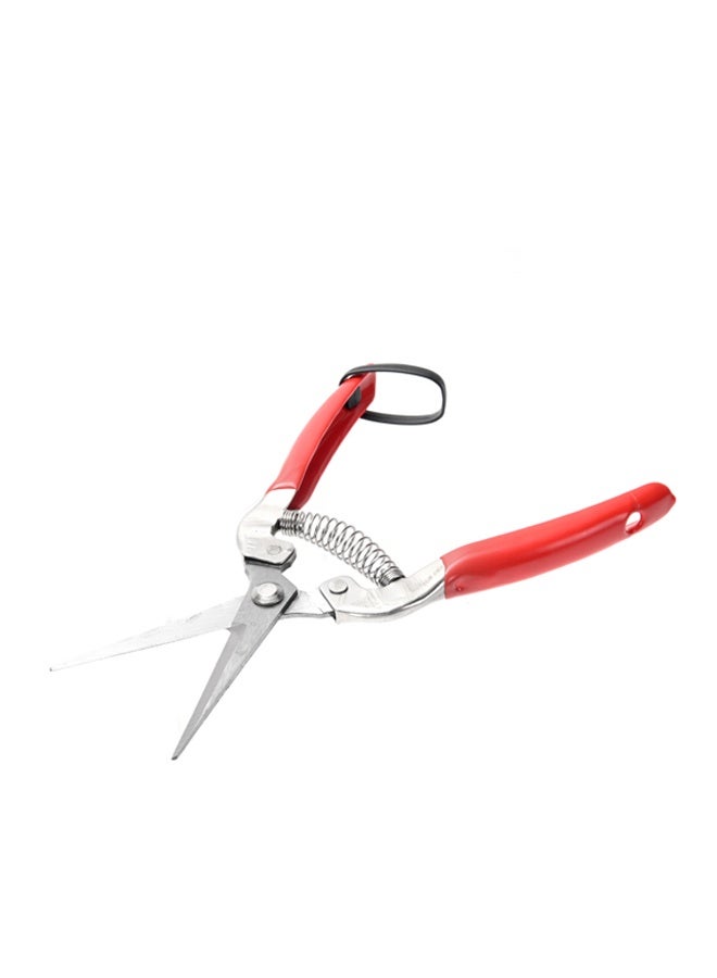 LAWAZIM Straight Blade Pruning Shears - 8inch - Hand Pruning Snip with Serrated Blade, Sharp Bonsai Cutter and Plant Trimming Scissors for Harvesting Plant Care, Indoor Gardening and Light Pruning - Image 3