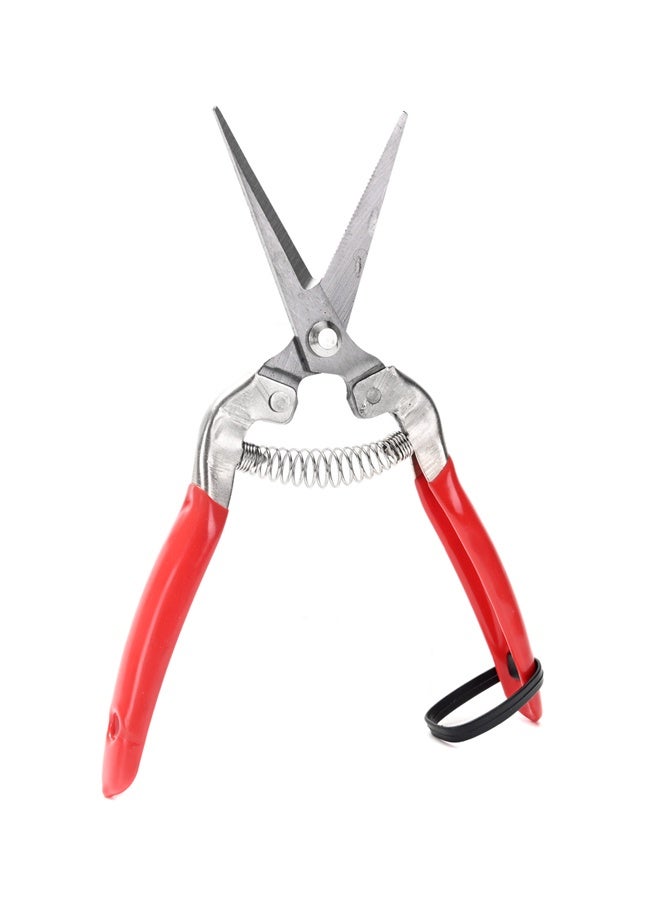 LAWAZIM Straight Blade Pruning Shears - 8inch - Hand Pruning Snip with Serrated Blade, Sharp Bonsai Cutter and Plant Trimming Scissors for Harvesting Plant Care, Indoor Gardening and Light Pruning - Image 4