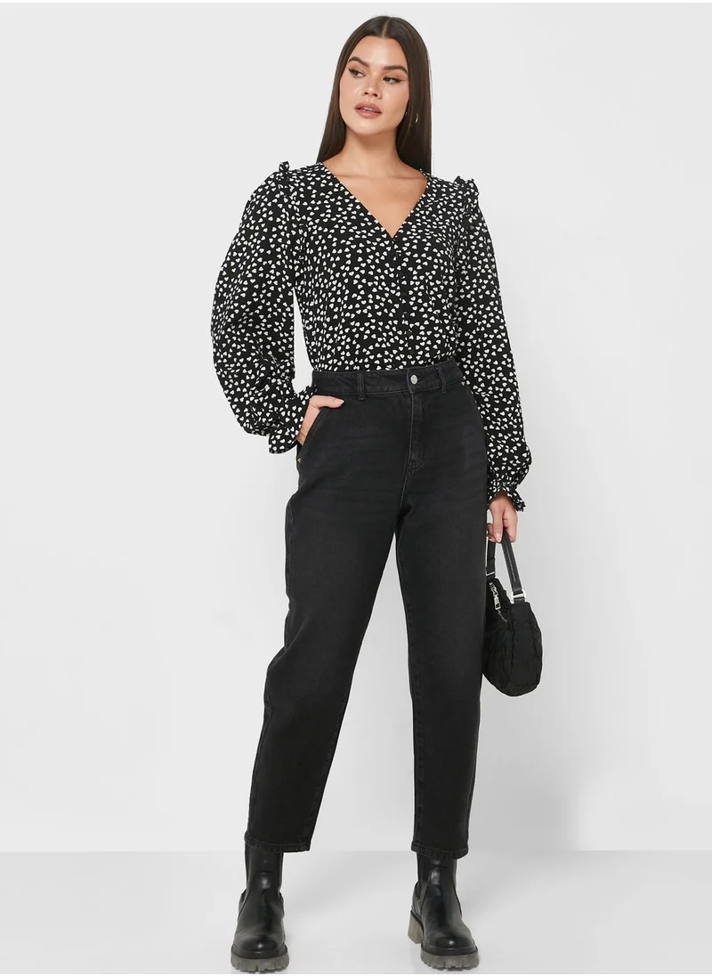 VERO MODA High Waist Mom Jeans