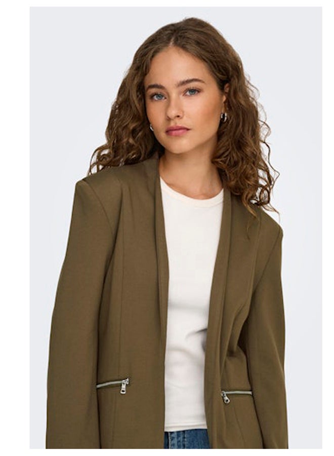 ONLY Onlpaige Life L/S Zip Blazer Cc Tlr - Image 3