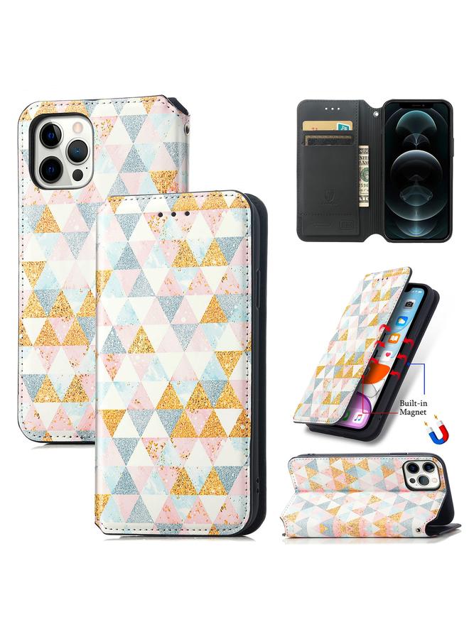Zaboon Case For iPhone 11 Pro Max Colored Drawing Magnetic Horizontal Flip PU Leather Case with Holder & Card Slots & Wallet - Image 1