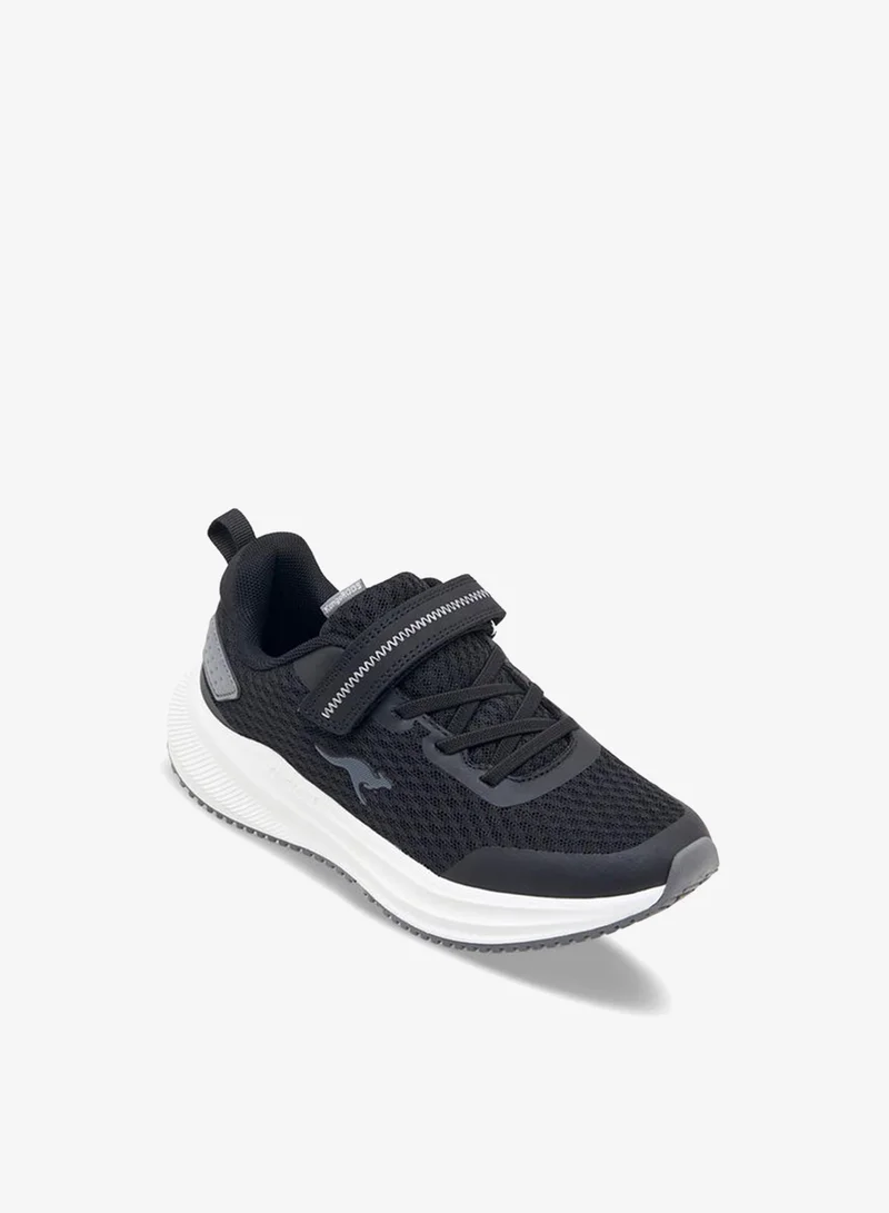 kangaROOS Black Boys Hook & Loop Sports Shoes for Men | Best Price UAE