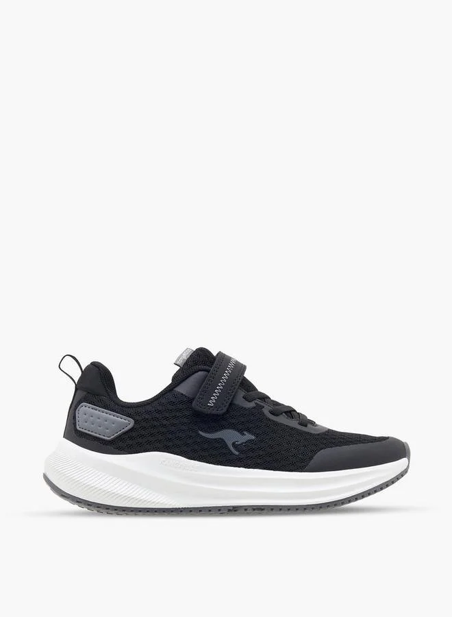 Kangaroos Black Boys Hook & Loop School Sports Shoes for Men | Best Price UAE