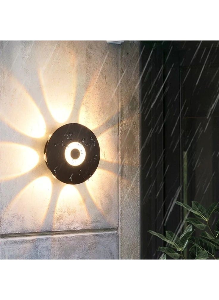 Full Reyon 7 Watt LED Luminaire with Full Rayon Decorative Light Pattern, 3000K Daylight, Modern and Stylish LED Sconce for Indoor and Outdoor  - Image 3