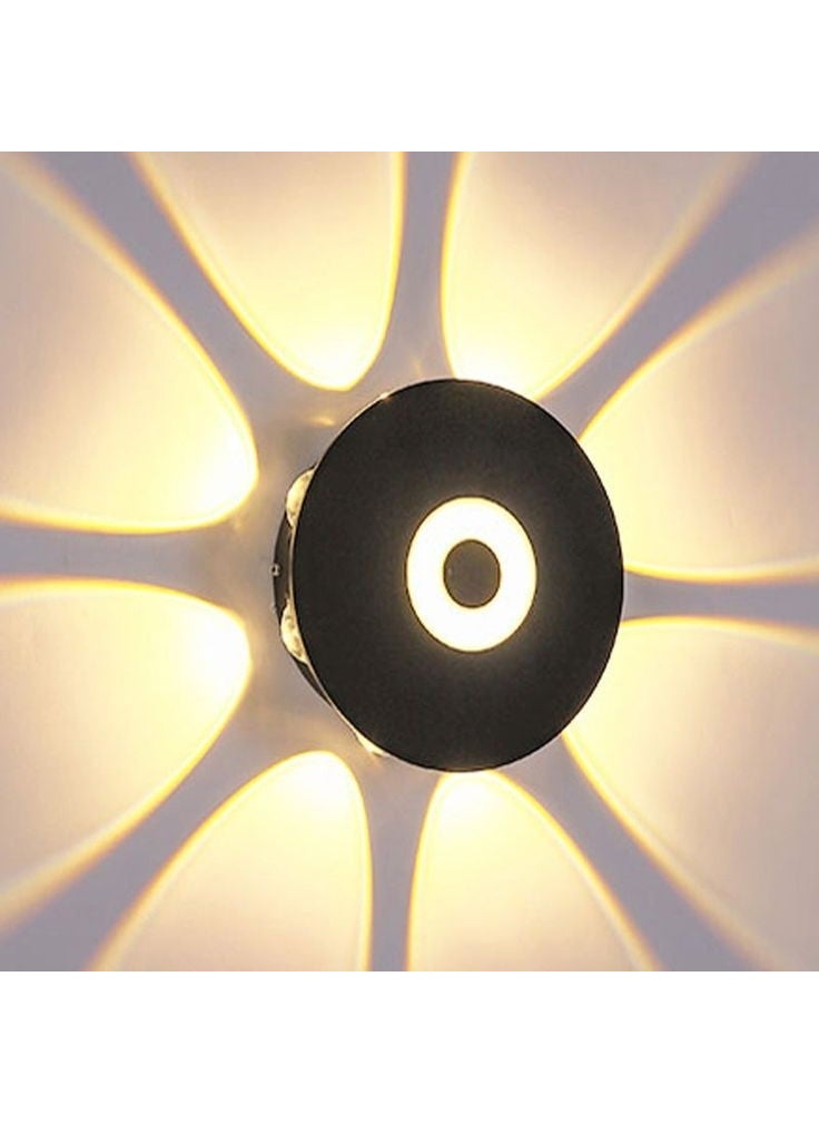 Full Reyon 7 Watt LED Luminaire with Full Rayon Decorative Light Pattern, 3000K Daylight, Modern and Stylish LED Sconce for Indoor and Outdoor  - Image 4