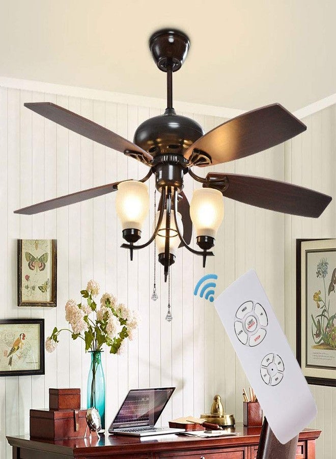 LPHUMEX Ceiling Fan Remote Control Kit, Small Size Universal Ceiling Fans Light Remote, Speed, Light & Timing 3 in 1 Wireless Control, for Harbor Breeze Hunter Hampton Bay Lichler Ceiling Fans Remote - Image 4