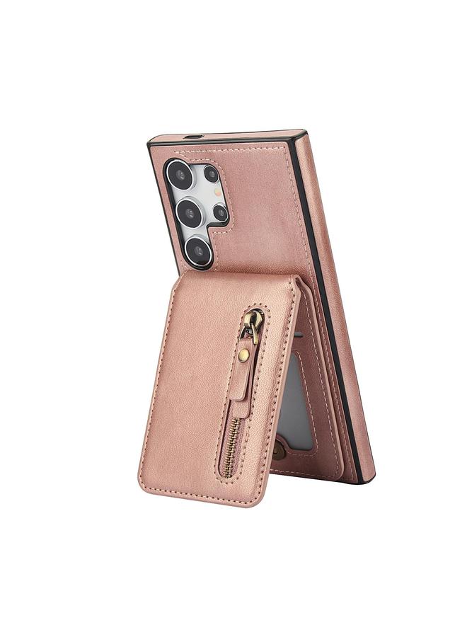 اس-توب جراب لهاتف Samsung Galaxy S25 Ultra 5G، مزود بسحاب ومحفظة من الجلد مع غطاء خلفي من MagSafe - Image 2