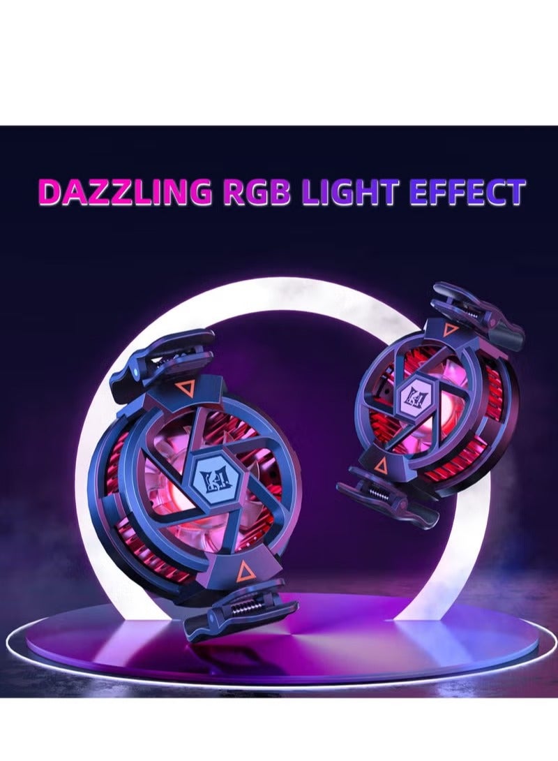 مبرد الهاتف، مروحة تبريد شبه موصلة متوافقة مع Magsafe، لعبة تبريد محمولة بدون ضوضاء لـ PUBG، Live Vlog، لهواتف iOS/Android 4-6.7 بوصة - Image 3