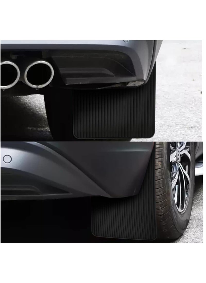Excefore - Car Mud Flaps Fender Splash Guards(2 Pack), PVC Mudguard Fender Flares with Hardware Front and Rear, Universal Sports Mud Flaps - Image 1