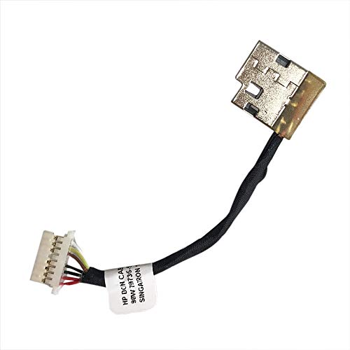 GinTai DC Power Jack Harness Cable Replacement for HP Envy x360 17M-CH 17-by 17-CH 799735-F51 799735-S51 799735-T51 799735-Y51 855995-001 933523-001 938151-001 L20817-001 - Image 2