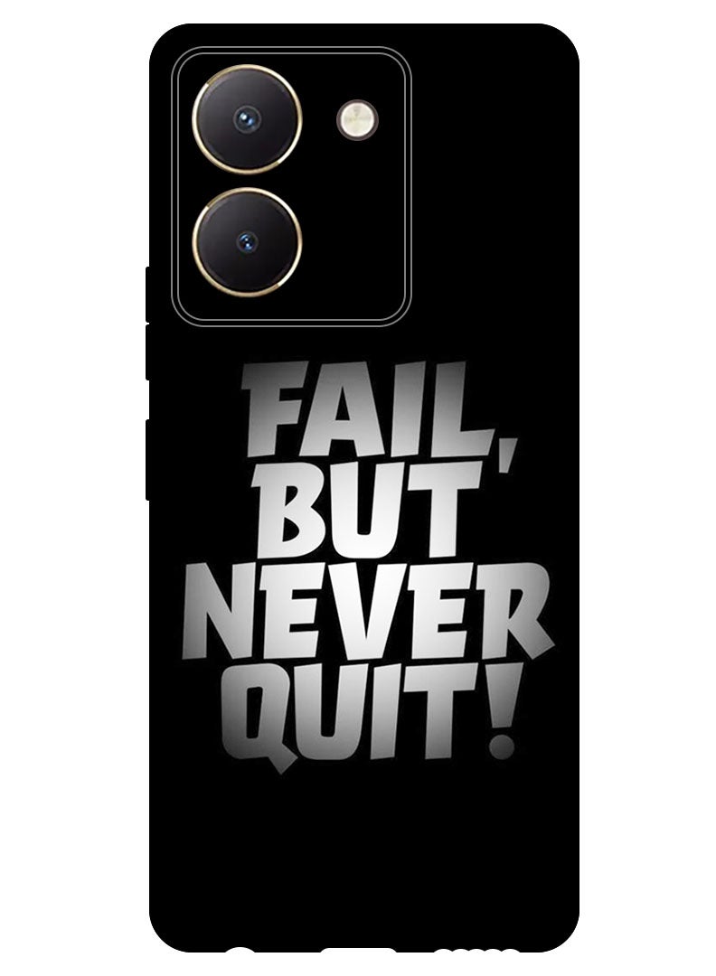 Theodor Protective Case Anti Scratch Shock Proof Bumper Cover For Vivo Y77t Fail But Never Quit - Image 1