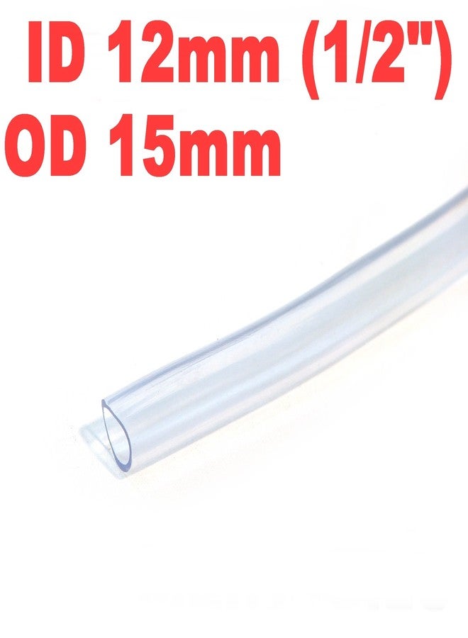 siny Inner Diameter 1/2" 12mm 33Ft 10Meter PVC Clear Hose Air Vaccum Tube Fish Aquarium - Image 2