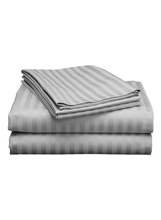 Hotel Collection HOTEL COLLECTION Light Grey Single Flat Sheet with Single Pillow Case 160x220 cm  - Image 4