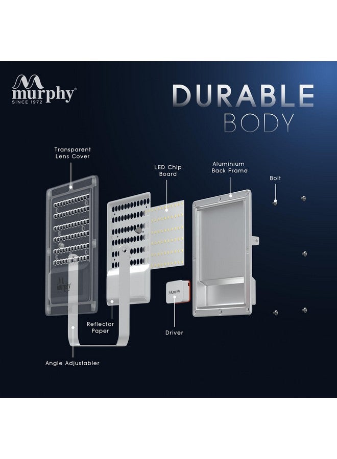 Murphy Lens Model 100W LED Waterproof with Auto On/Off Day Night Light Sensor Flood Light : Pack of 2 (Cool White BIS Approved) - Image 5