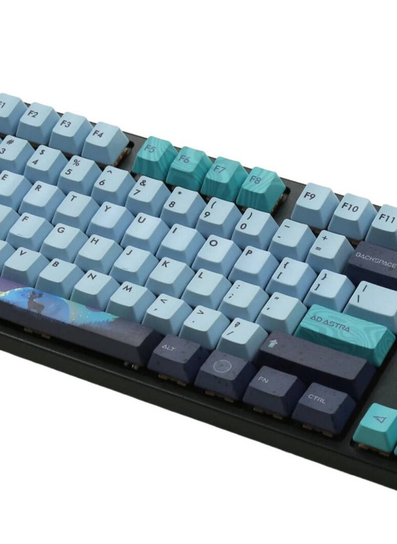 Varmilo Varmilo Aurora 87 Wireless Mechanical Keyboard, MX Daisy L Switches, Hot-Swappable, Wired/Bluetooth/2.4GHz Connectivity, PBT Keycaps, US QWERTY Layout, Aurora | A50A060F9A3A01A007  - Image 2