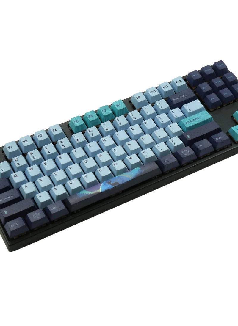 Varmilo Varmilo Aurora 87 Wireless Mechanical Keyboard, MX Daisy L Switches, Hot-Swappable, Wired/Bluetooth/2.4GHz Connectivity, PBT Keycaps, US QWERTY Layout, Aurora | A50A060F9A3A01A007  - Image 3