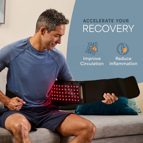 Lifepro Red Light Therapy Belt - 660nm & 850nm Near Infrared & Red Light Therapy for Body- Adjustable & Portable for Wellness & Relaxation - Image 3