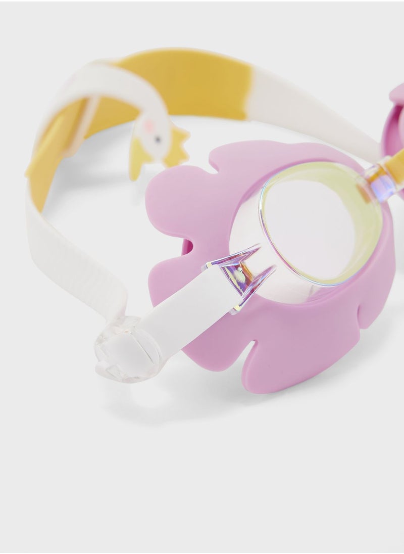 SUNNY LIFE - Kids Swim Goggles Princess Swan Multi - Image 1