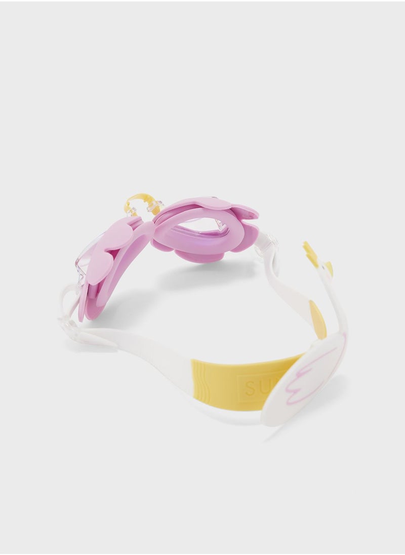 SUNNY LIFE - Kids Swim Goggles Princess Swan Multi - Image 1