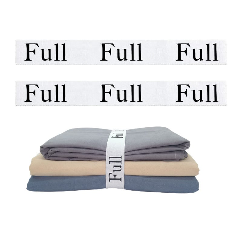 Maletnd 2 Pieces Bed Sheet Organizer Bands Closet Organization Sheet Straps Linen Labels Bedding Bands Elastic Bed Sheet Storage Sheet Keepers Full