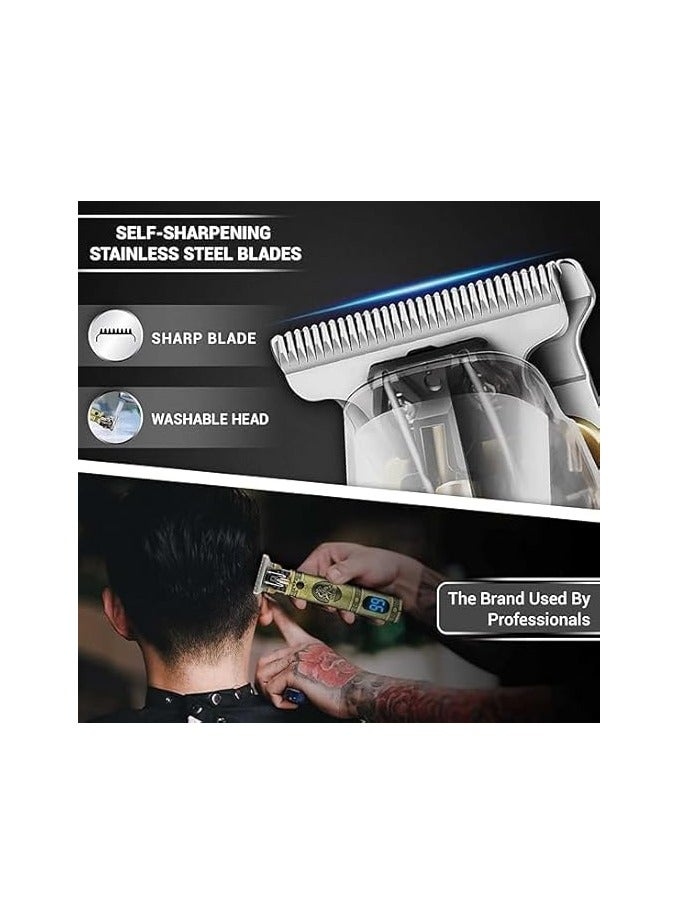 ماكينة حلاقة احترافية V 228 قابلة لاعادة الشحن بشفرة لقص الشعر للرجال وشفرة 0 ملم وبطارية 1500 مللي امبير الساعة 180 دقيقة تشغيل - Image 5