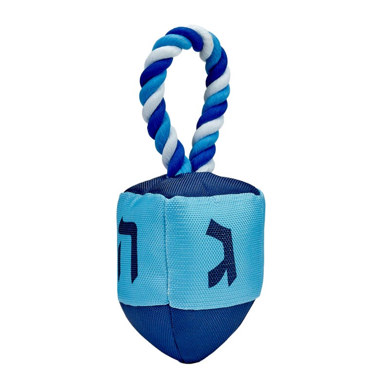 Rite Lite Dreidel Dog Toy  Chewdaica Oxford Material Hanukkah Gifts for Dog Owners Judaica Jewish Holiday Party Favors Chanukah Accessories Dcor