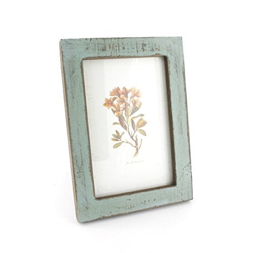 Zhenzan Frames 4x6 Inches Simple Rectangular Desktop Family Picture Photo Frame with Glass Front (Blue) - Image 2