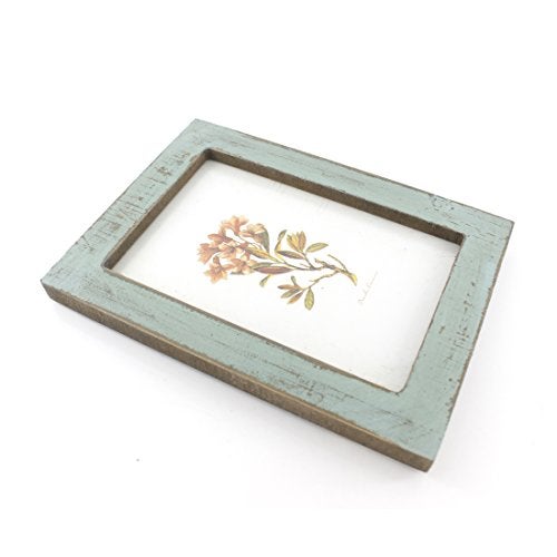Zhenzan Frames 4x6 Inches Simple Rectangular Desktop Family Picture Photo Frame with Glass Front (Blue) - Image 3