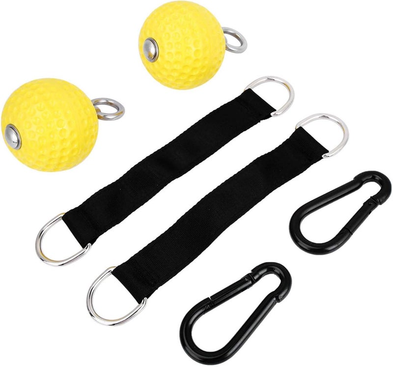 woobles Climbing Training Hanging Ball, Non-Slip Hand Grips Hanging Ball Pull Up for Arm Upper Back and Shoulder Muscle Strength, Climbing Holds Power Ball Hold Grips for Strength Training - Image 5
