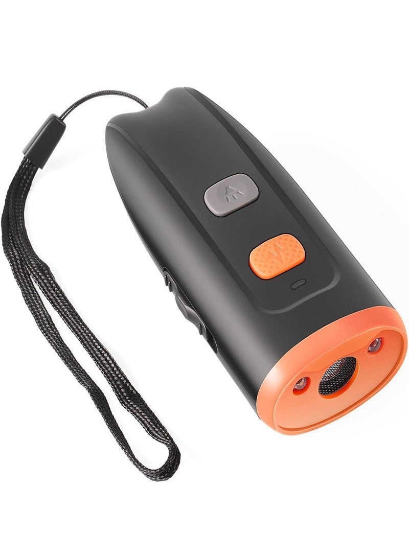 xozgdovg Handheld LED Ultrasonic Dog Repeller Control Trainer Black - Image 1